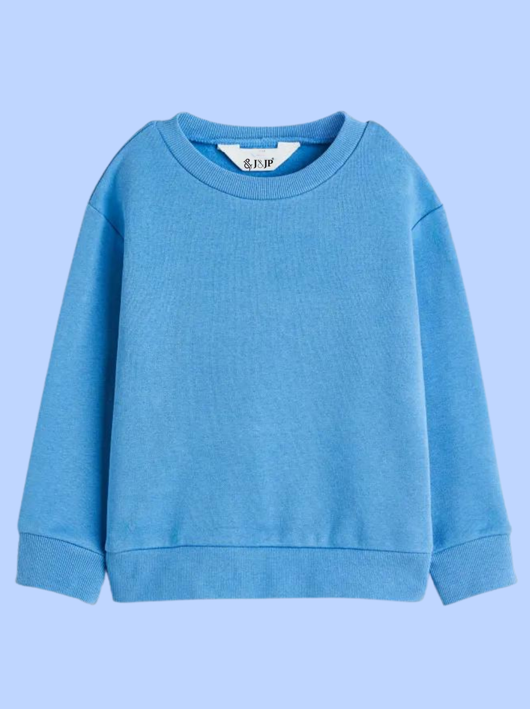 Kids Unisex Blue Full Sleeve Sweatshirt