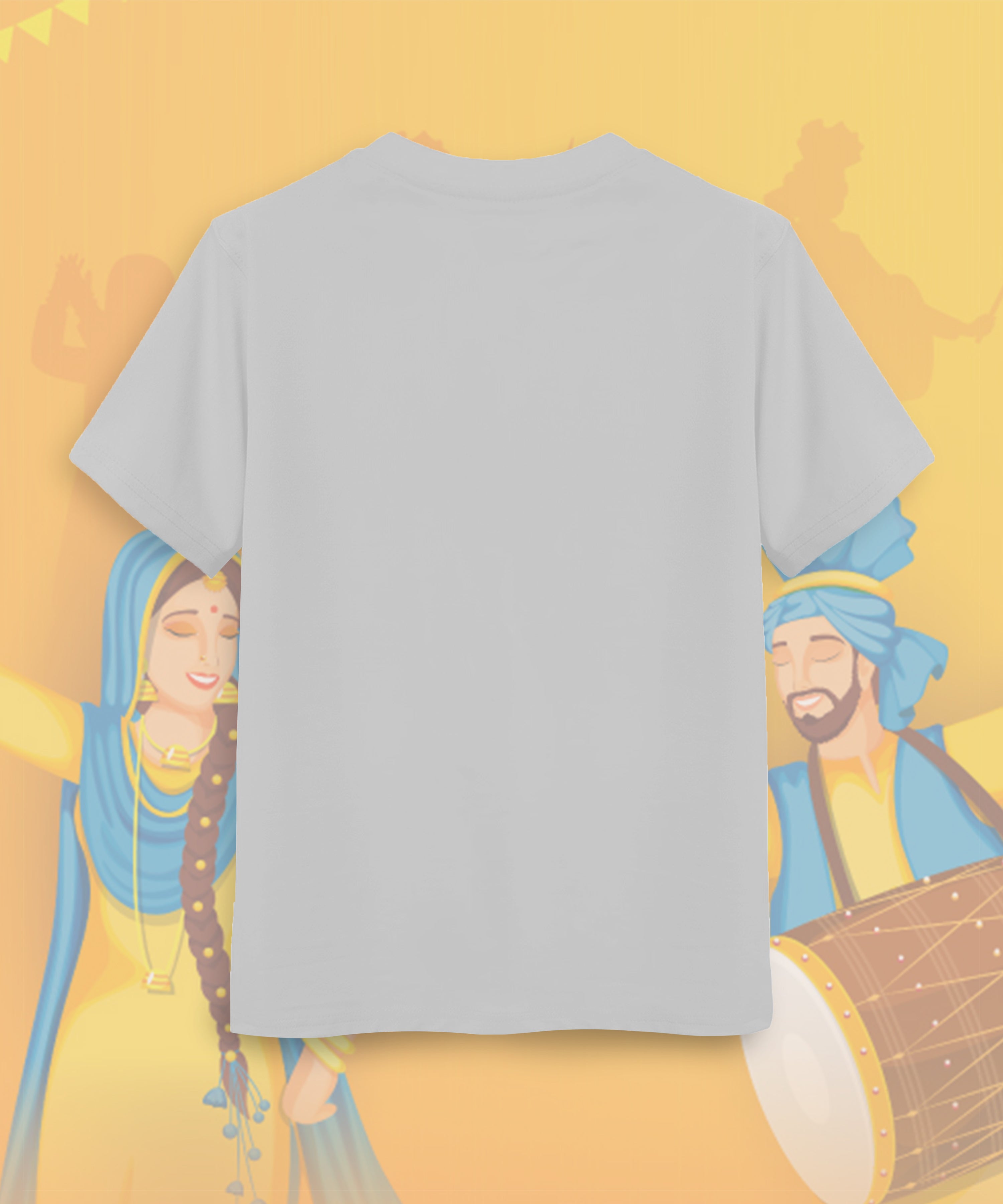 Kids Unisex Lohri Themed Cotton T-Shirt