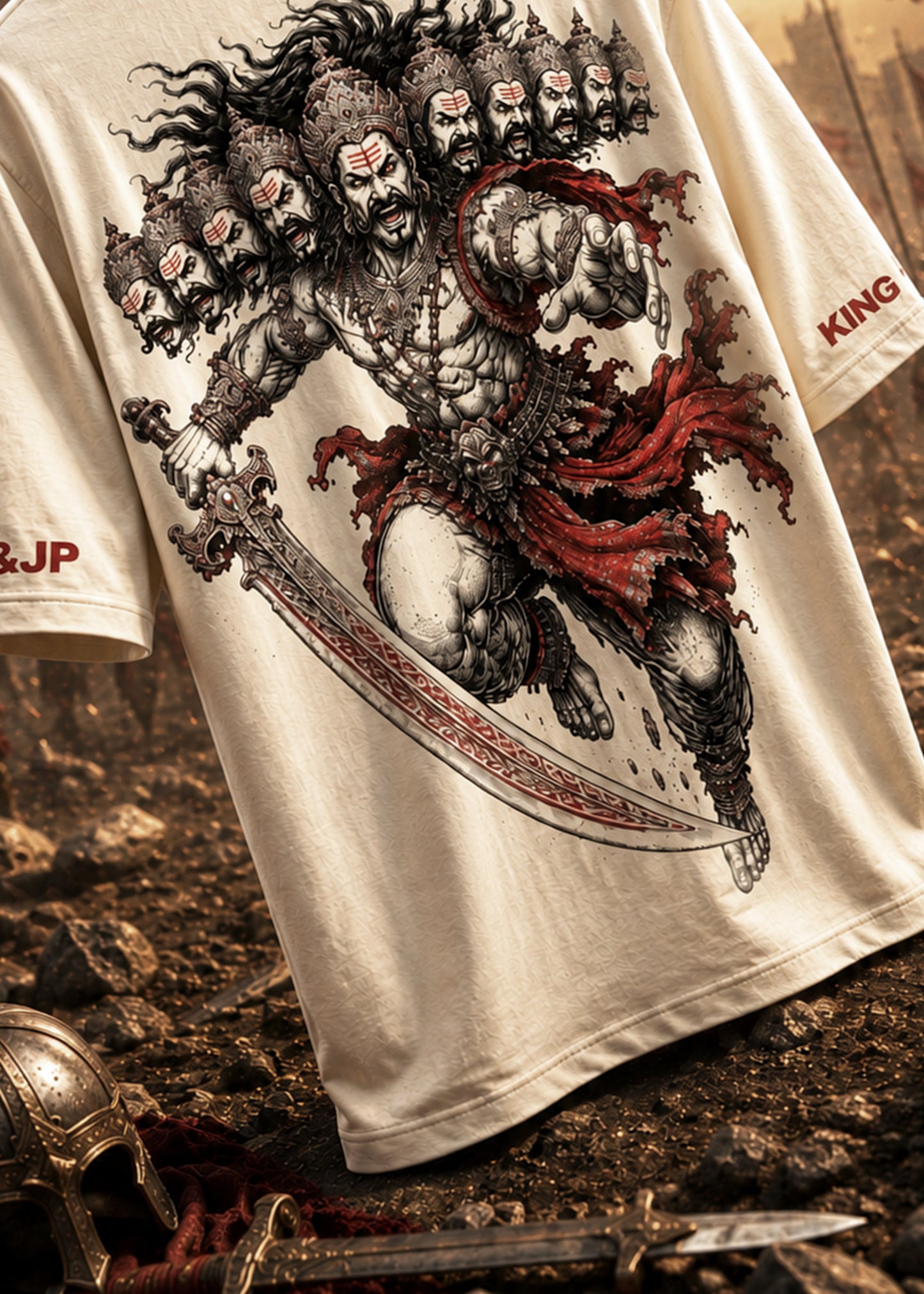 RAMAYANA - RAVANAN ARTISTIC TSHIRT J&JP