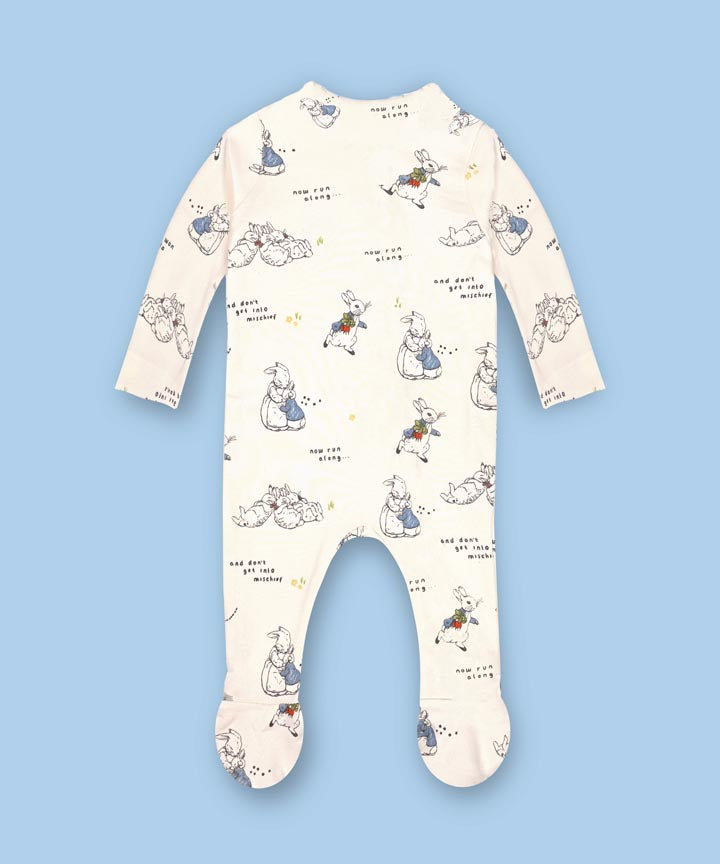 Kids footed romper-Bunny