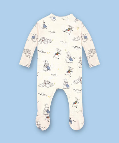 Kids footed romper-Bunny