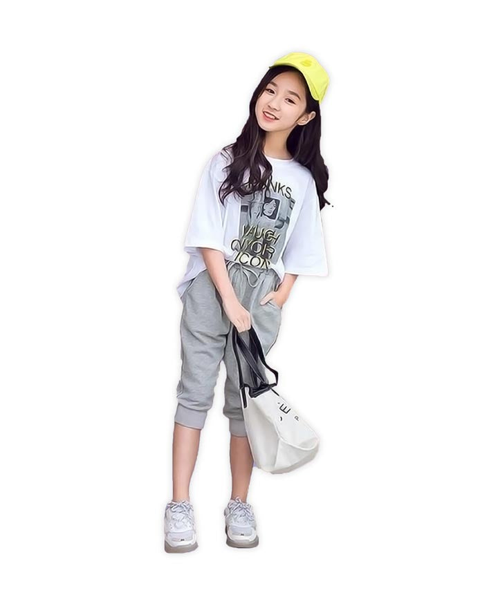J&JP Kids Girls Printed T-shirt and pant