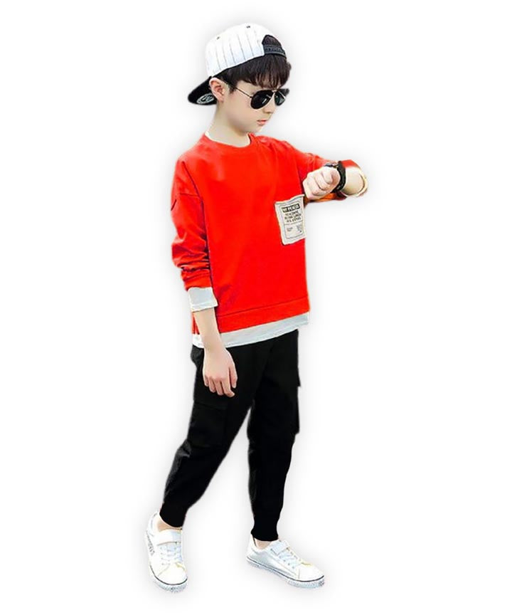 J&JP Kids Boys Printed T-shirt and Pant