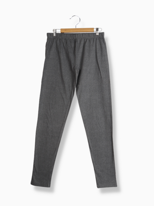 Womens Melange Jersey Solid Pant