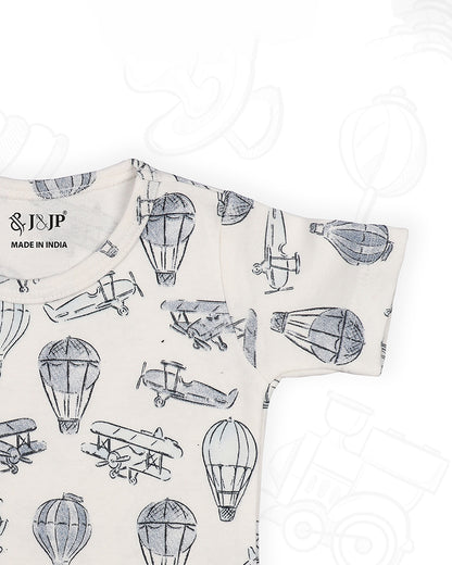 J&JP Kids Printed T-shirt and Pant