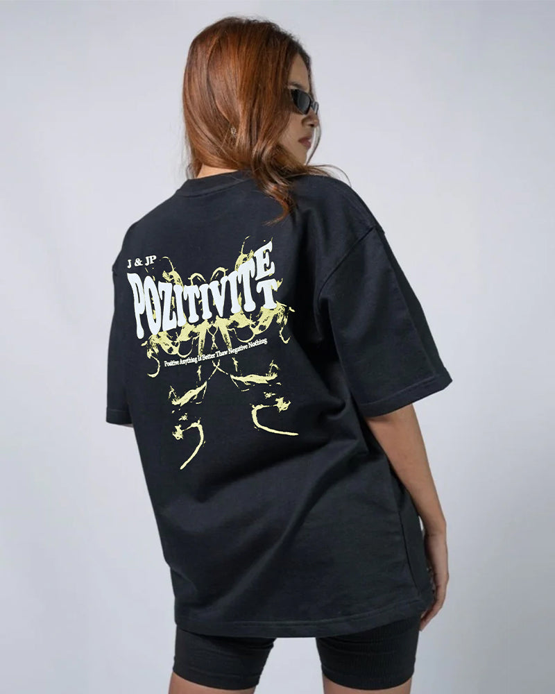 J&JP Mens oversized Puff Printed Tshirt