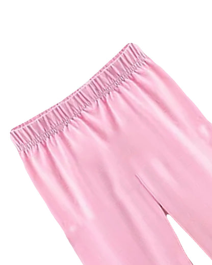 J&JP Kids Girls Printed T-shirt and Pant Set