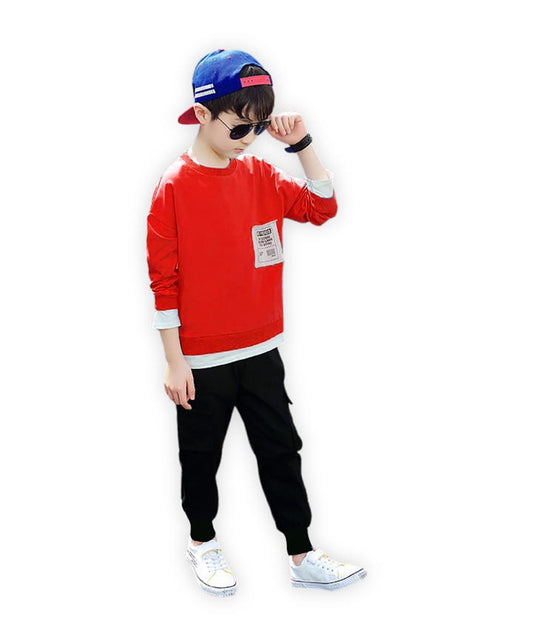 J&JP Kids Boys Printed T-shirt and Pant