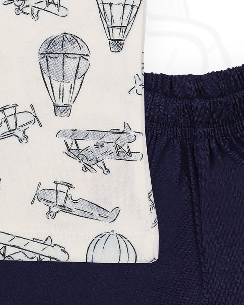 J&JP Kids Printed T-shirt and Pant