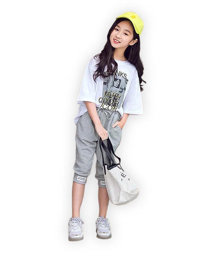 J&JP Kids Girls Printed T-shirt and pant