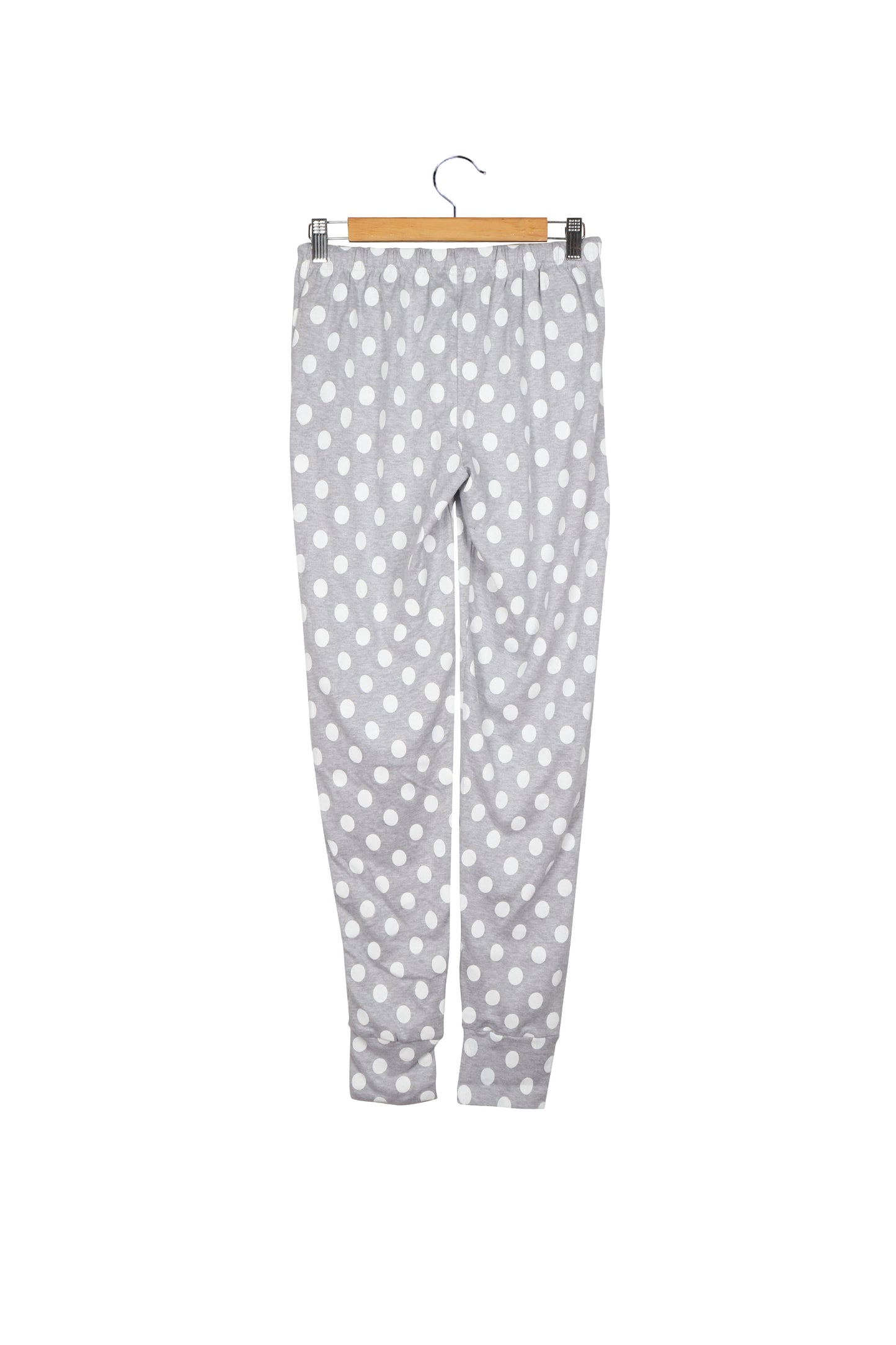 Womens Grey Fleece, Loopknit Printed Pant