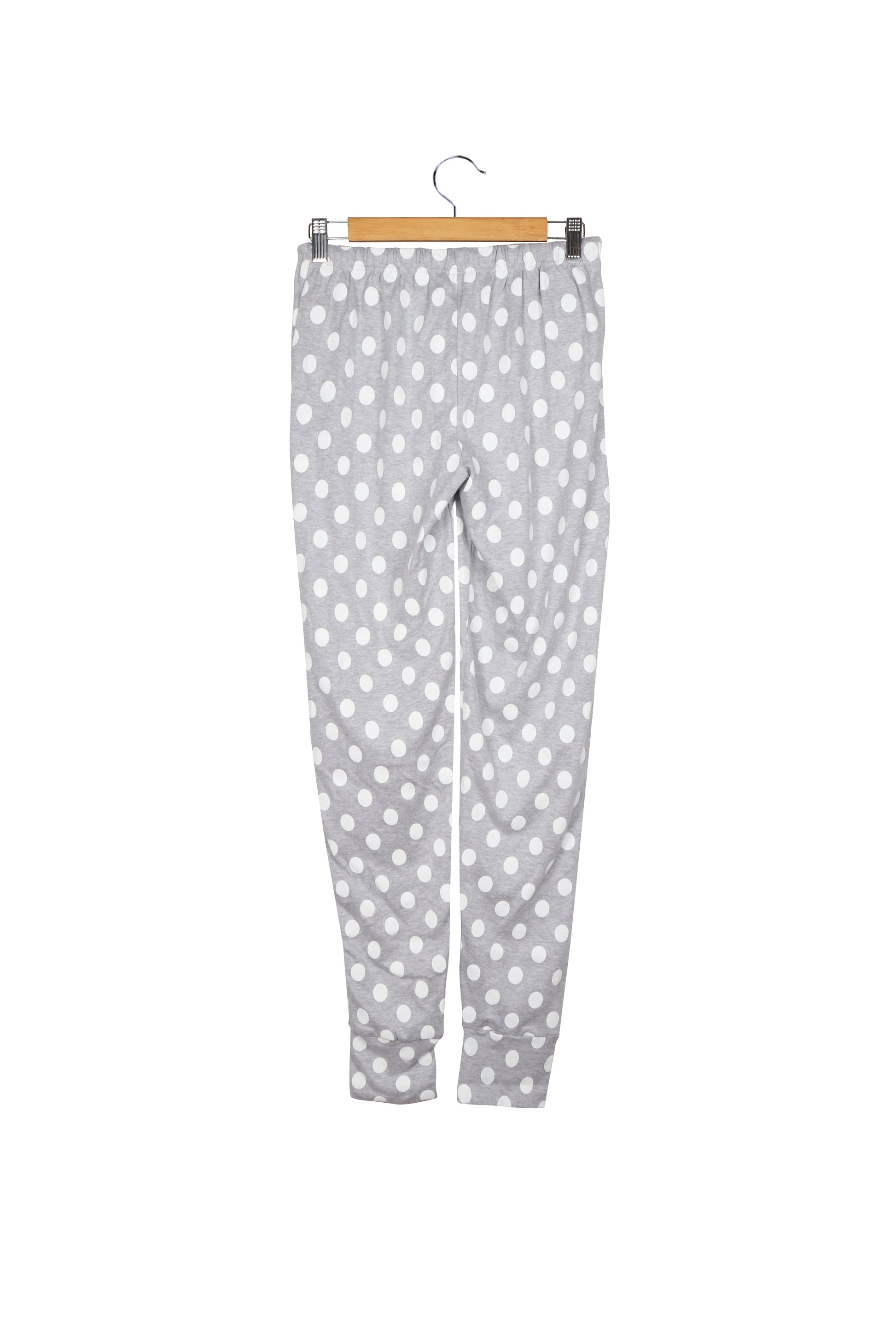 Womens Grey Fleece, Loopknit Printed Pant