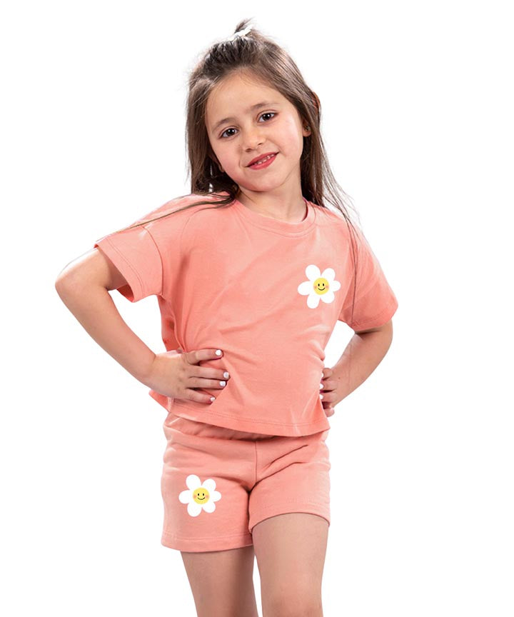 Kids-Girls- Set- Peach