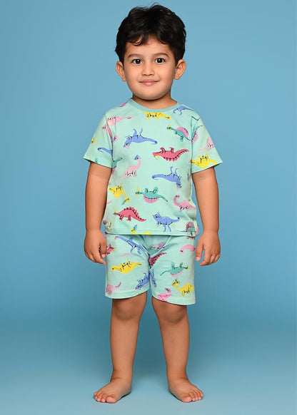 Kids unisex coord set-Dino