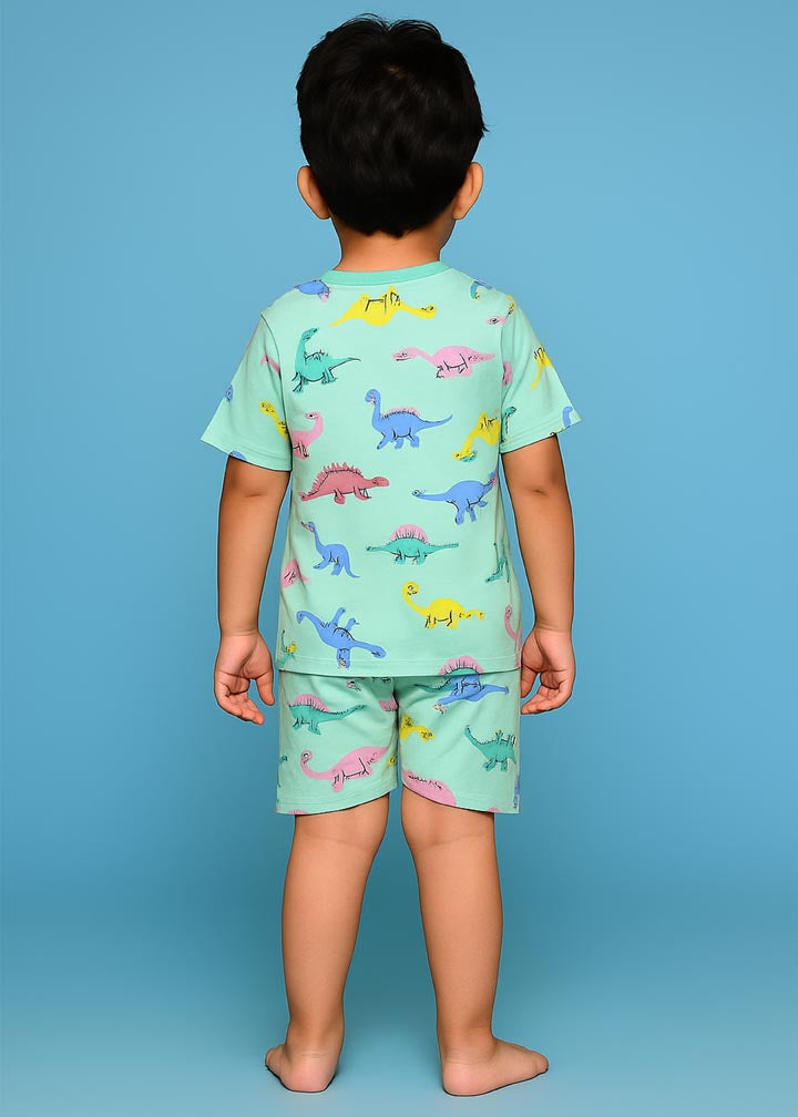 Kids unisex coord set-Dino