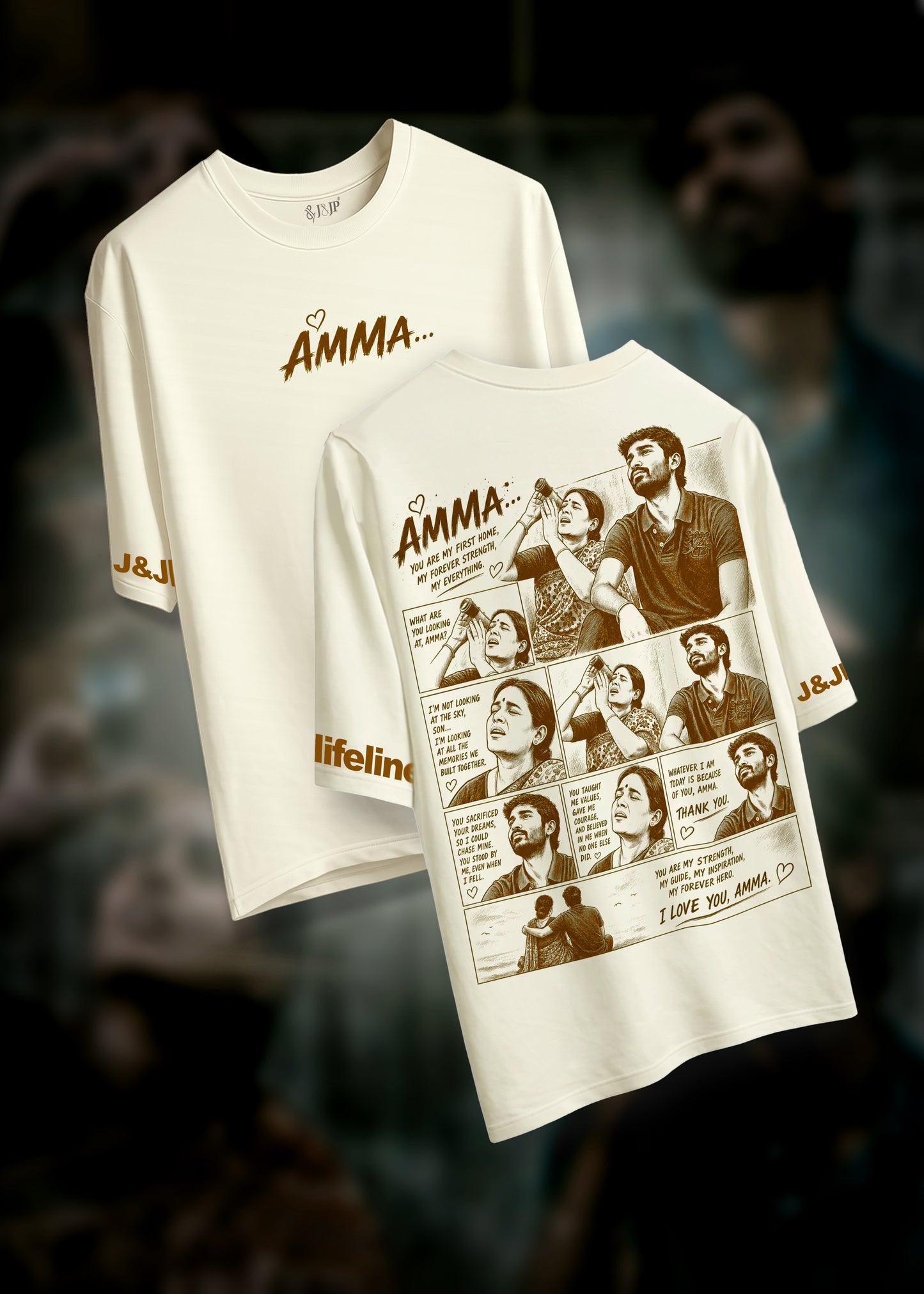Amma Mother’s Day Gift T-Shirt - Emotional Mom Love Graphic Tee.