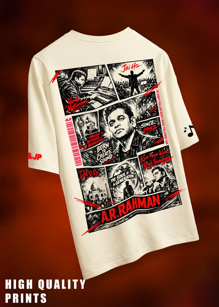 A.R. Rahman Tribute Graphic T-Shirt – Premium Music Legend Tee