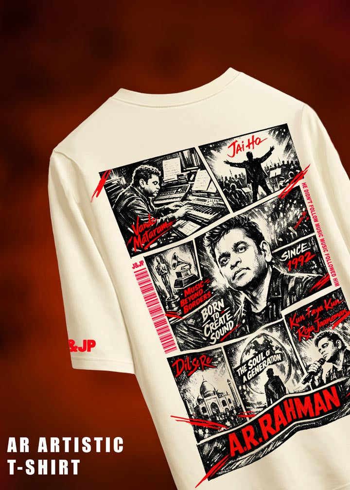 A.R. Rahman Tribute Graphic T-Shirt – Premium Music Legend Tee