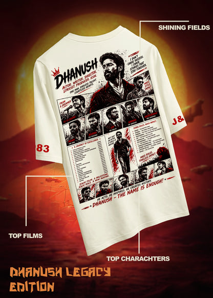 Dhanush Tribute Graphic Edition Tee