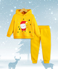 Kids Unisex  Christmas Fleece Clothing set