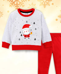Kids Unisex  Christmas Fleece Clothing set