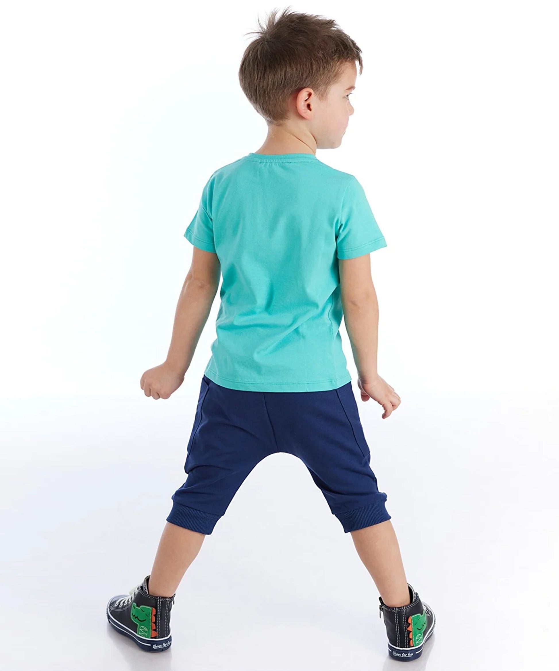 J&JP Kids Boys Printed T-shirt and Shorts set