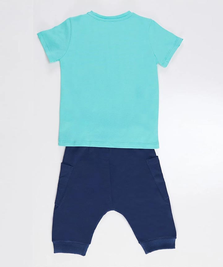 J&JP Kids Boys Printed T-shirt and Shorts set