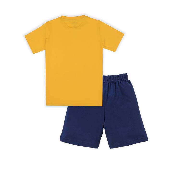 J&JP Kids Boys Printed T-shirt and Shorts Set