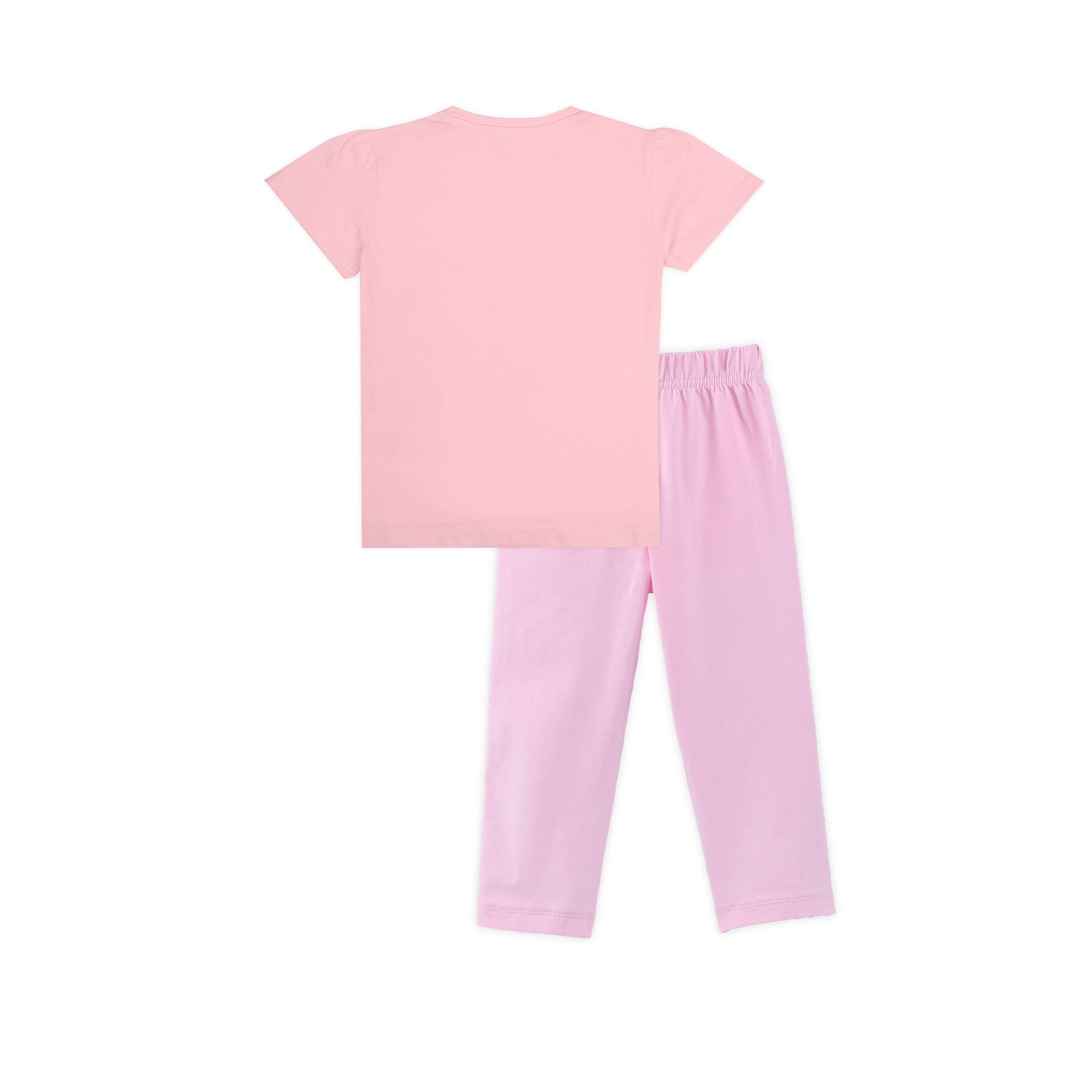J&JP Kids Girls Printed T-shirt and Pant Set