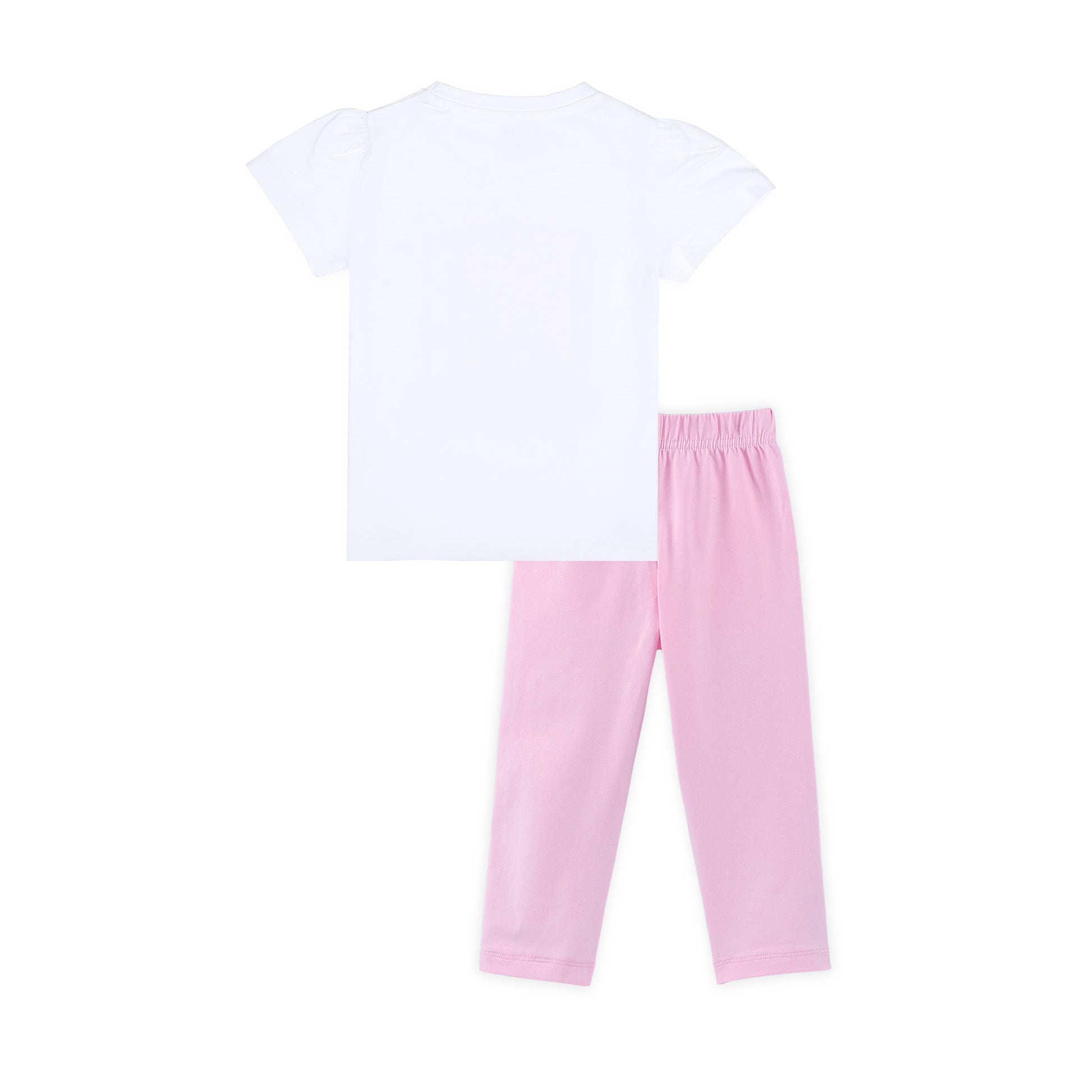 J&JP Kids Girls Printed T-shirt and Pant Set