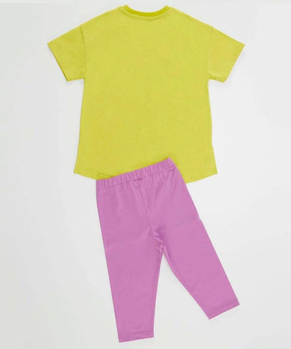 J&JP Kids Girl Printed Capri set