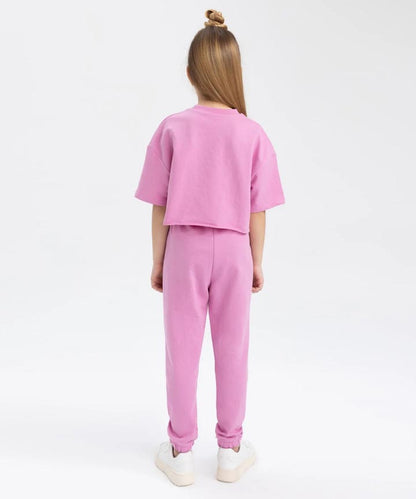 J&JP Kids Girls Stylish Crop top and Pant Set