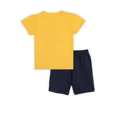J&JP Kids Girls Printed T-shirt and Shorts Set