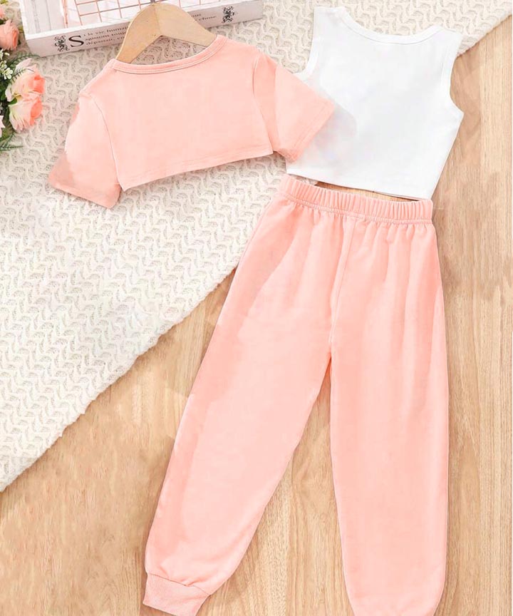 Kids-Girls- Set-Pink