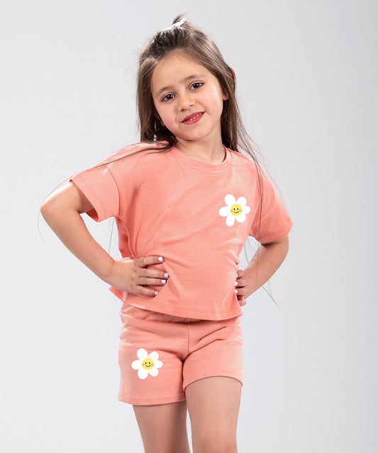 Kids-Girls- Set- Peach