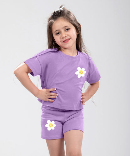 Kids-Girls- Set- Purple