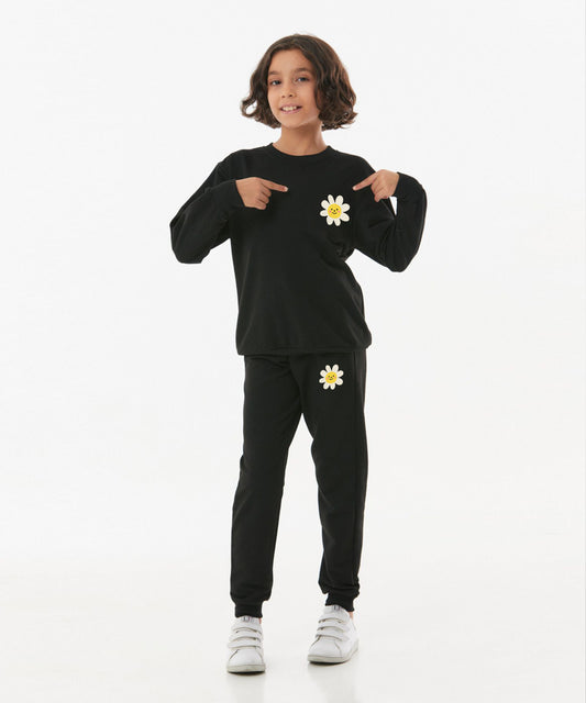 Kids-Girls- Set- Black