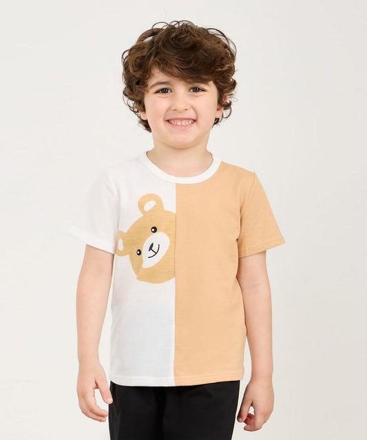 Boys Printed Half Sleeve T-Shirt