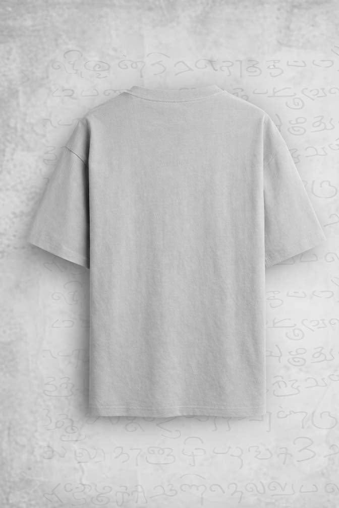 J&JP Men's yazhi Printed Five Sleeve T-shirt- Grey