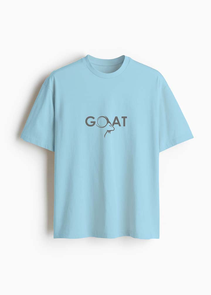 GOAT Series Iconic Jack Sparrow Back Graphic Regular Fit T-Shirt for Men-Blue