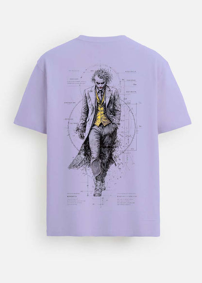 Joker T-Shirt for Men – GOAT Series Iconic Back Graphic Printed Purple Tee