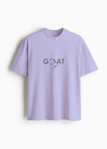 GOAT Series Iconic Virat Kohli Back Graphic Printed Regular Fit T-Shirt for Men- Purple