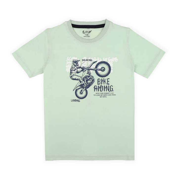 J&JP Kids Boys Printed Half Sleeve T-shirt