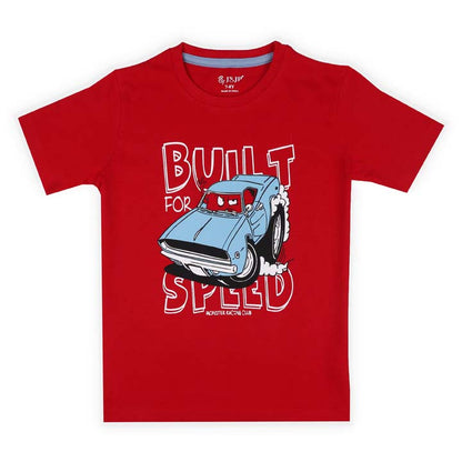 J&JP Kids Boys Printed Half Sleeve T-shirt