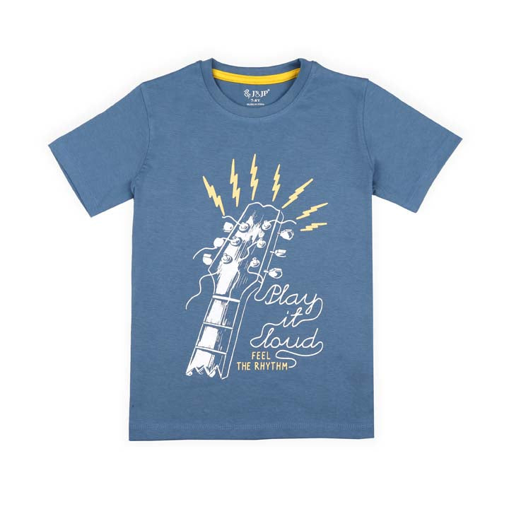 J&JP Kids Boys Printed Half Sleeve T-shirt
