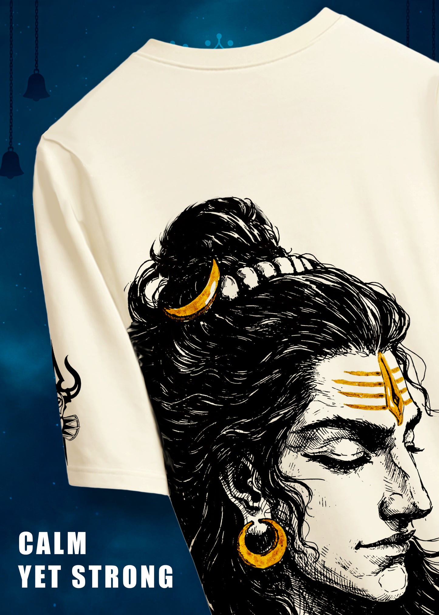 Lord Shiva Artistic HD Print T-Shirt – Sleeve Printed Cotton Tee