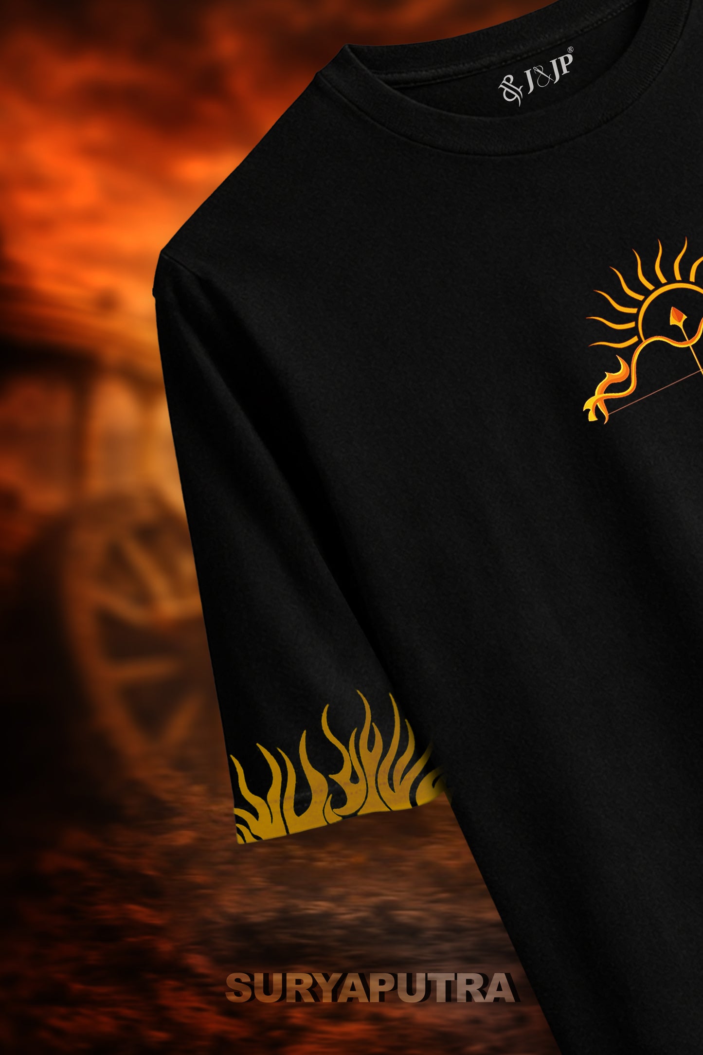 warrior aesthetic clothing, premium oversized t-shirt men