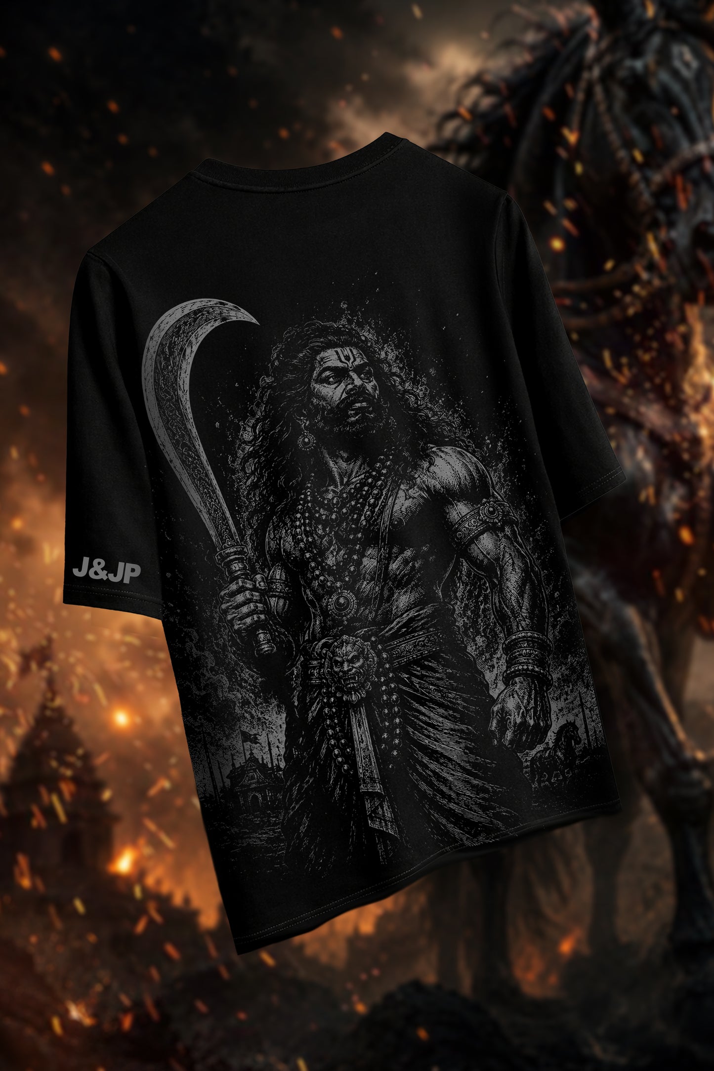 KARUPPU SAMY TSHIRT - BLACK ARTISTIC EDITION