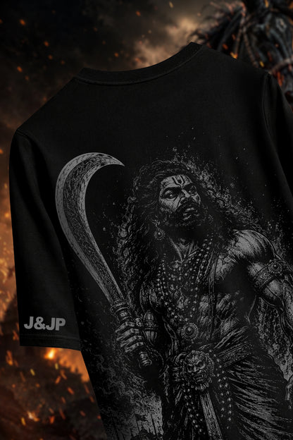 KARUPPU SAMY TSHIRT - BLACK ARTISTIC EDITION