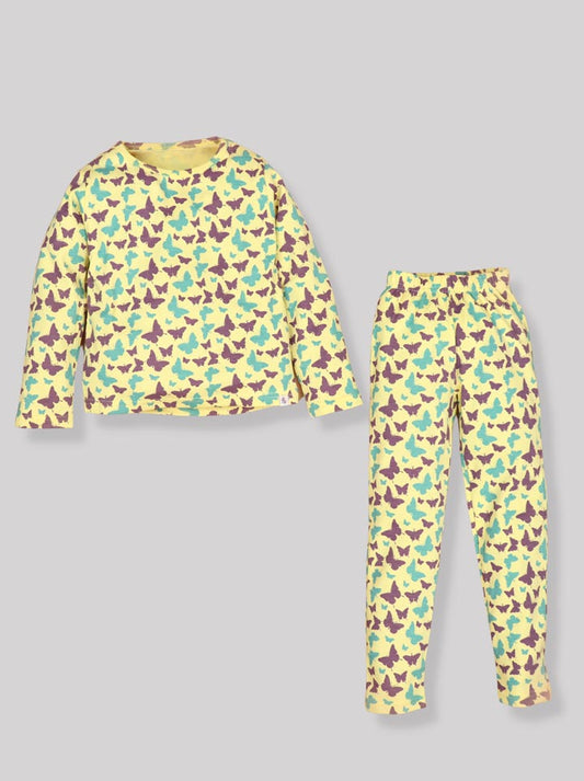 Kids Printed Full Sleeve Multi colour t-Shirt and Pant